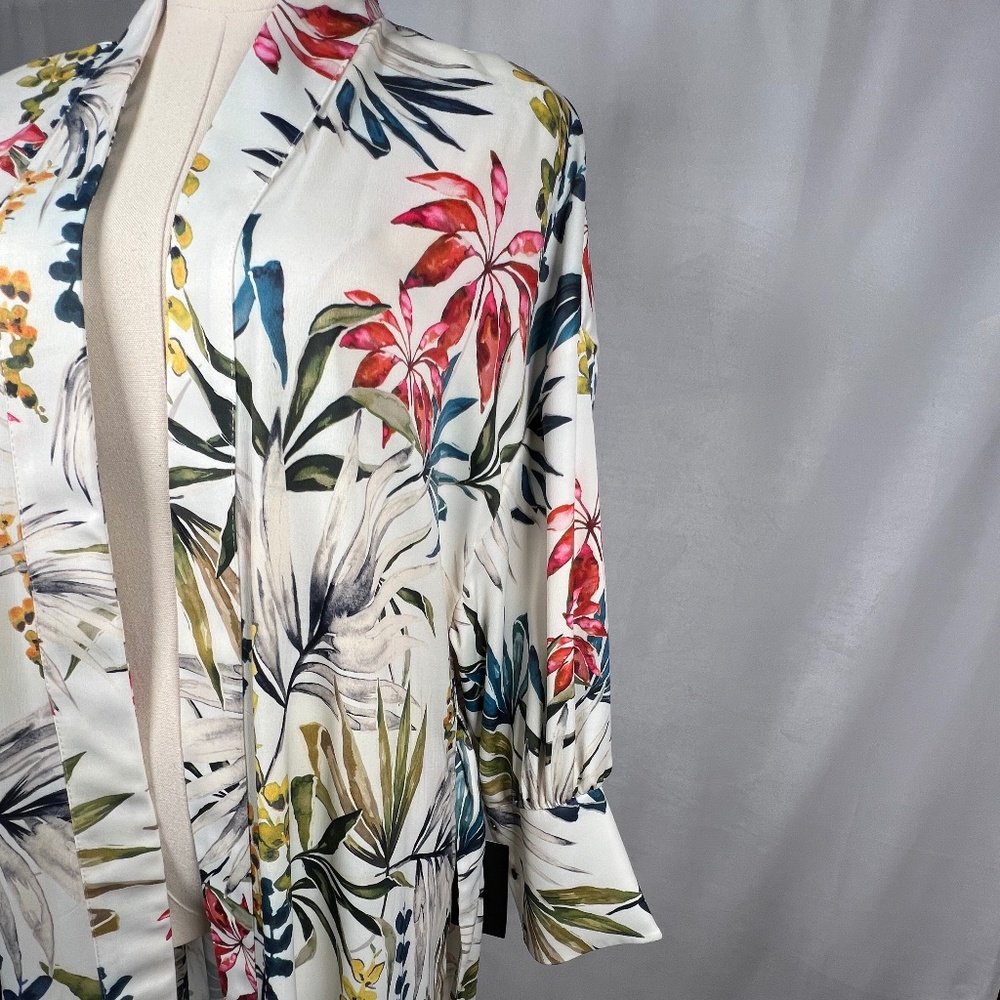 NWT Zara Tropical Print Robe/Kaftan (M) - Picture 4 of 8